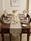 Two Tone Grey and Golden Table set