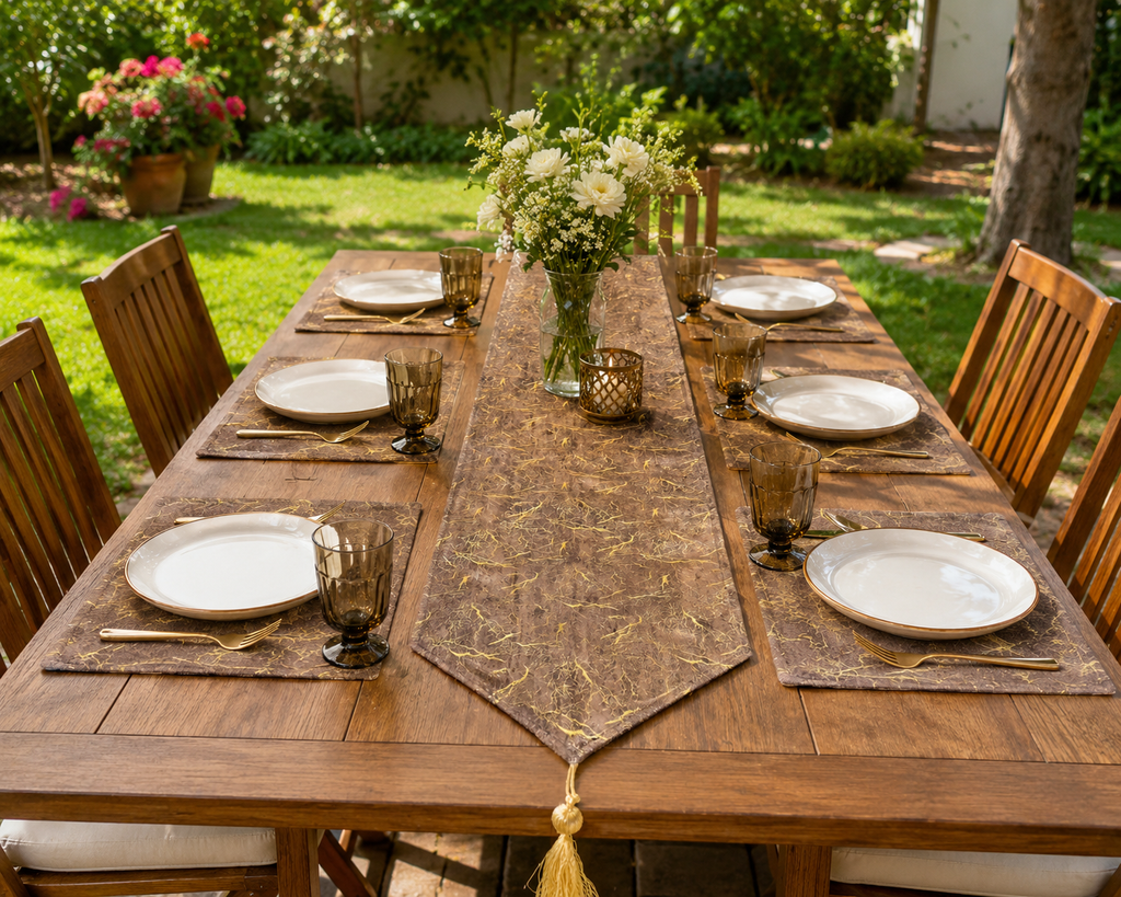Brown Table set