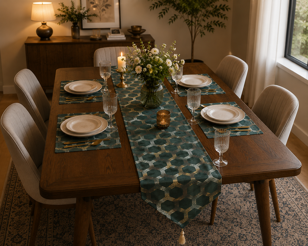 Green Table set