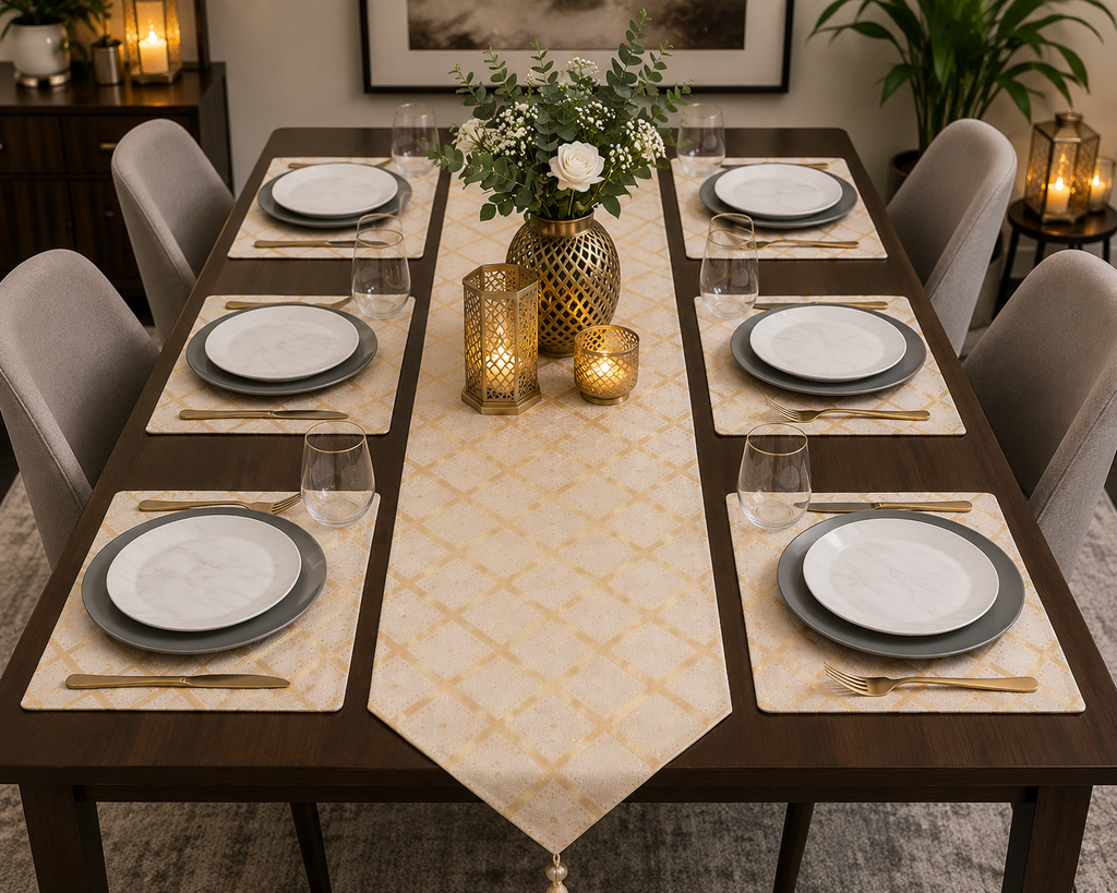 Premium Golden Table Set