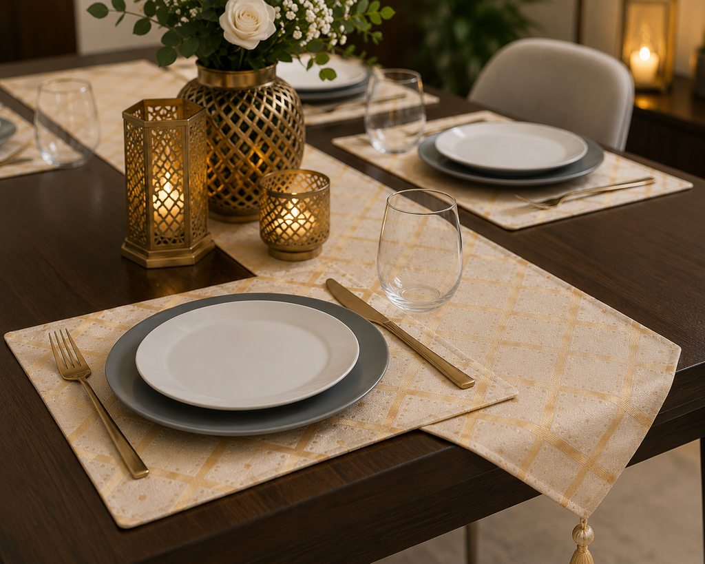 Premium Golden Table Set